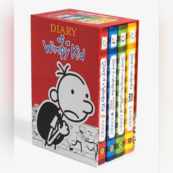 Diary of a Whimpy kid books 1-4 - Picture 2 of 4